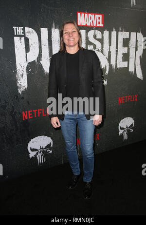 La meraviglia di 'The Punisher' Los Angeles Premiere con: Cindy Holland dove: Hollywood, California, Stati Uniti quando: 14 Gen 2019 Credit: FayesVision/WENN.com Foto Stock