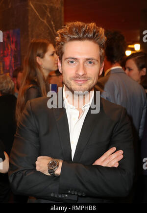Berlino, Germania. 15 Feb, 2019. 69Berlinale, Teddy Award: Jörn Schlönvoigt, attore. Credito: Gerald Matzka/dpa/Alamy Live News Foto Stock
