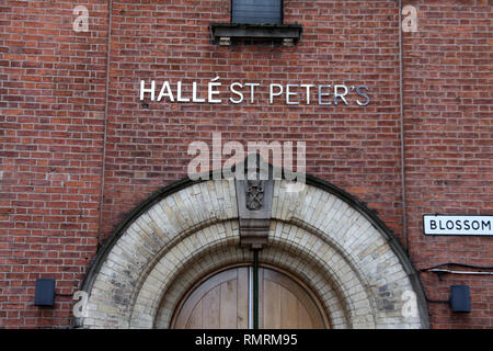 Halle St Peters in Manchester Foto Stock