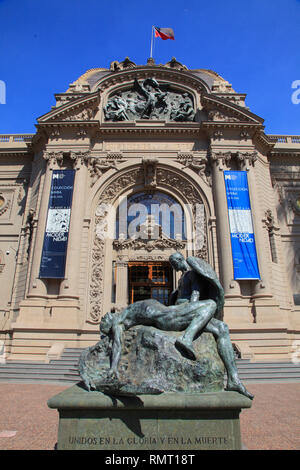 Il Cile, Santiago, Museo Nacional de Bellas Artes, il Museo di Belle Arti Foto Stock