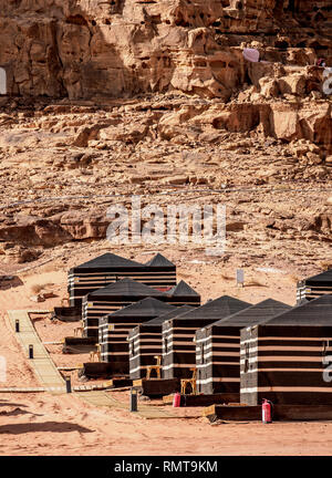 Sun City Camp, Wadi Rum, Governatorato di Aqaba, Giordania Foto Stock