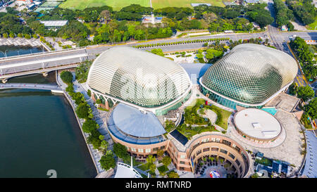 Esplanade, Singapore Foto Stock