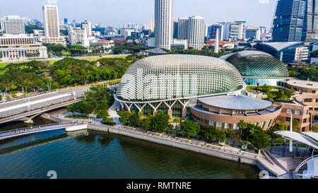 Esplanade, Singapore Foto Stock