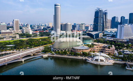 Esplanade, Singapore Foto Stock