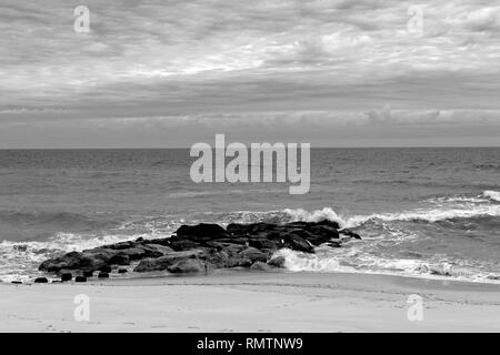 Lavalette, New Jersey, inverno Foto Stock