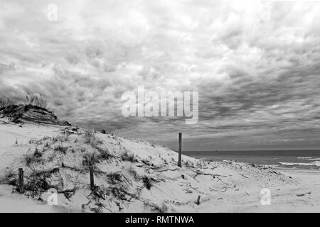 Lavalette, New Jersey, inverno Foto Stock