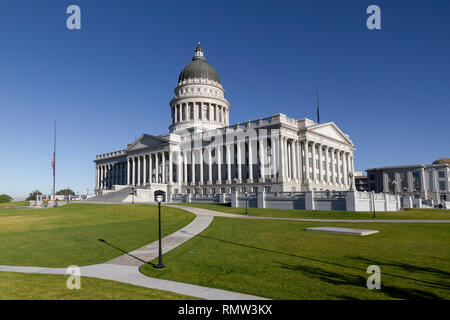 Salt Lake City, Utah. La Utah Capitol ospita le camere dell'Utah Legislatore dello Stato, l'ufficio del governatore, e il membro della Corte suprema. Stati Uniti d'America Foto Stock