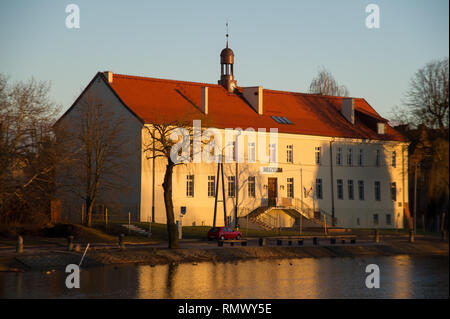 Gothic Ordine Teutonico castello nella città vecchia di Elblag, Polonia. 12 febbraio 2019 © Wojciech Strozyk / Alamy Stock Photo Foto Stock