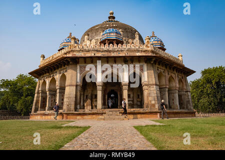 La tomba di ISA Khan Niazi e i suoi dettagli. Foto Stock