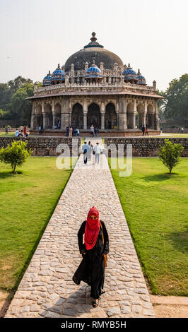 La tomba di ISA Khan Niazi e i suoi dettagli. Foto Stock