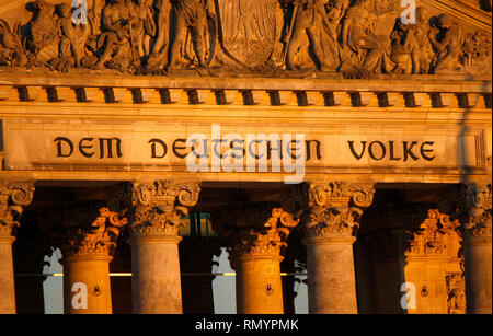 Giugno 2012 - BERLINO: l'edificio Reichstags a Berlino. Foto Stock