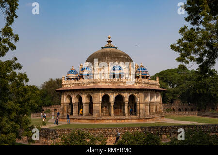 La tomba di ISA Khan Niazi e i suoi dettagli. Foto Stock