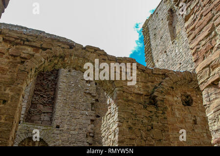 Rovine di Borgholms Slott, Borgholm Castle, Oland, Svezia Foto Stock