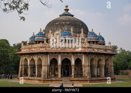 La tomba di ISA Khan Niazi e i suoi dettagli. Foto Stock