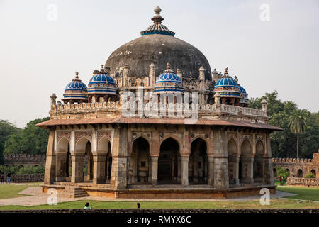 La tomba di ISA Khan Niazi e i suoi dettagli. Foto Stock