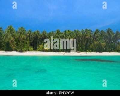 Isola Cayo Zapatilla in Bocas del Toro, Panama Foto Stock