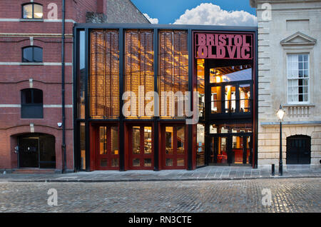 SWINDON, Regno Unito - 16 febbraio 2019: Il Bristol Old Vic Theatre King Street Bristol Foto Stock