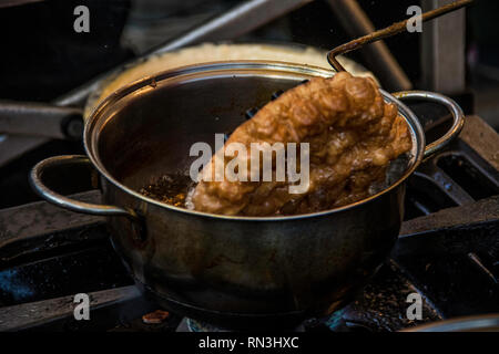7. Sagra del pesce a Budapest, Food & Drink - Ungheria Febbraio 16, 2019 Foto Stock