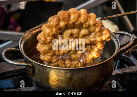 7. Sagra del pesce a Budapest, Food & Drink - Ungheria Febbraio 16, 2019 Foto Stock