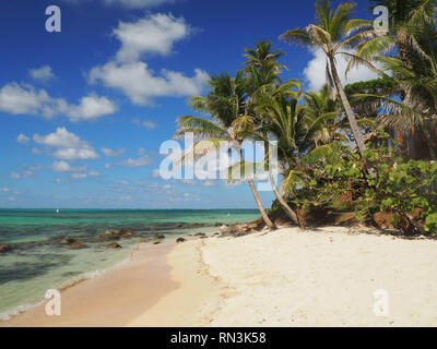 Sulla spiaggia di Little Corn Island, Nicaragua Foto Stock