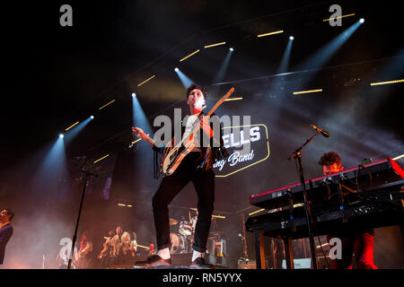 Toronto, Canada. 16 feb 2019. Eseguire Arkells a Scotiabank Arena, Toronto Credito: topconcertphoto/Alamy Live News Foto Stock