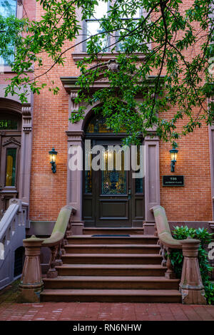 Marcy-Townsend House, 736 Jackson Place, Lafayette Square, Washington DC Foto Stock