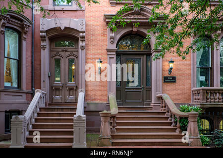 Glover House, 734 Jackson luogo e Marcy-Townsend House, 736 Jackson Place, Lafayette Square, Washington DC Foto Stock