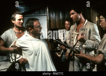 NEESON,HOPKINS,GIBSON,Fletcher, il Bounty, 1984 Foto Stock
