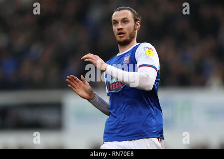 Sarà Keane di Ipswich Town - Ipswich Town v Stoke City, Sky scommessa campionato, Portman Road, Ipswich - 16 Febbraio 2019 solo uso editoriale - DataCo Foto Stock