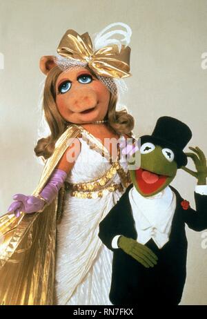 Rana,PIGGY, il Muppet Show, 1976 Foto Stock