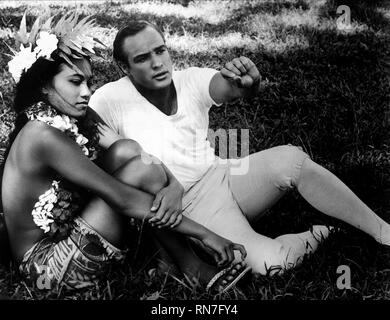 TARITA,Brando, l'ammutinamento del Bounty, 1962 Foto Stock