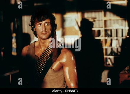 SYLVESTER STALLONE, primo sangue, 1982 Foto Stock