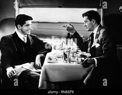 GRANGER,WALKER, sconosciuti su un treno, 1951 Foto Stock