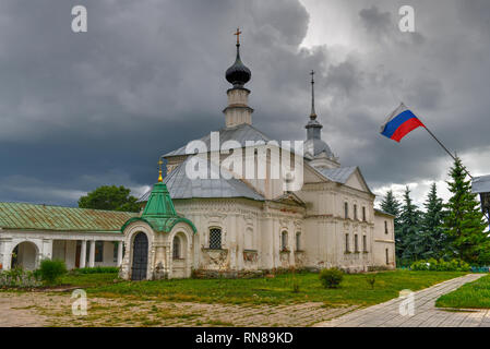 La chiesa di San Nicola nel centro storico di Suzdal nella regione di Vladimir, Golden Ring, Russia. Foto Stock