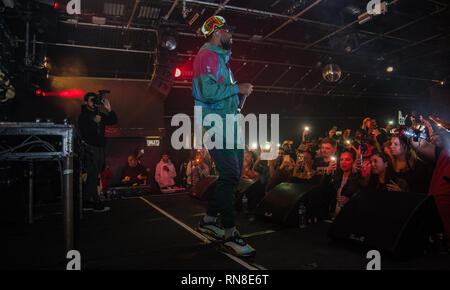 Ghetts live al bar del gorilla Manchester Foto Stock