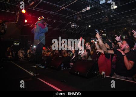 Ghetts live al bar del gorilla Manchester Foto Stock