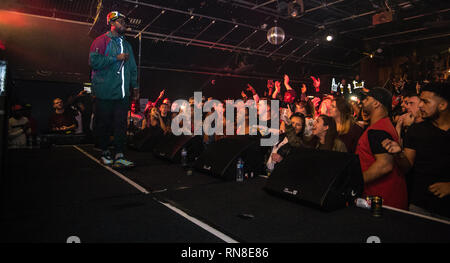 Ghetts live al bar del gorilla Manchester Foto Stock