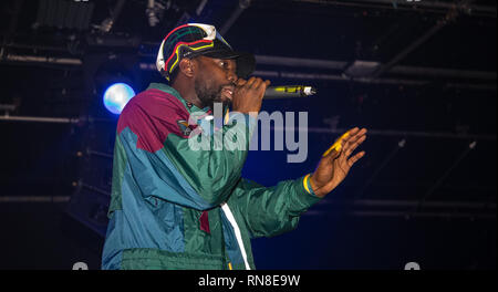 Ghetts live al bar del gorilla Manchester Foto Stock