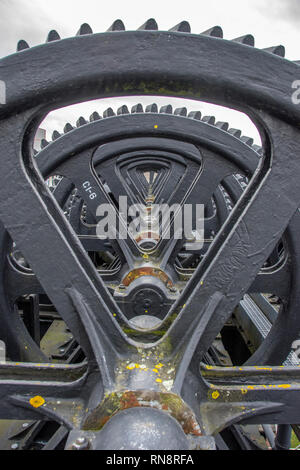 Radlett Boat Lift è un due cassettone di bloccaggio di sollevamento nei pressi del villaggio di Radlett, Cheshire, nel nord ovest dell'Inghilterra. Foto Stock
