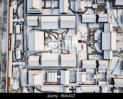 Shenyang, Shenyang, Cina. 18 Febbraio, 2019. Shenyang, Cina-fotografia aerea della coperta di neve Mukden Palace a Shenyang, provincia di Liaoning. Credito: SIPA Asia/ZUMA filo/Alamy Live News Foto Stock