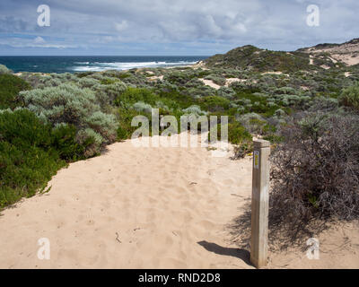 Capo a capo via, vicino Fiume Margaret, Australia occidentale Foto Stock