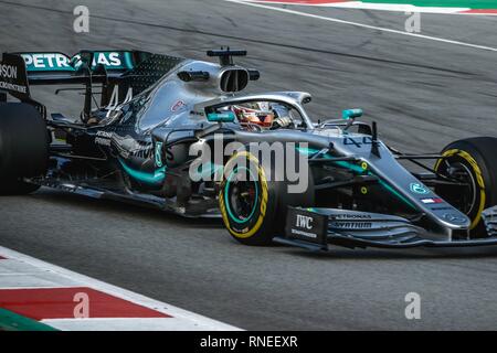 Barcellona, Spagna. 19 Febbraio 2019: Il Credit: Matthias Oesterle/Alamy Live News Credito: Matthias Oesterle/Alamy Live News Foto Stock