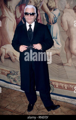 Milano, Italia. 19 Feb, 2019. Karl Lagerfeld © fotostore Credit: Indipendente Agenzia fotografica/Alamy Live News Foto Stock