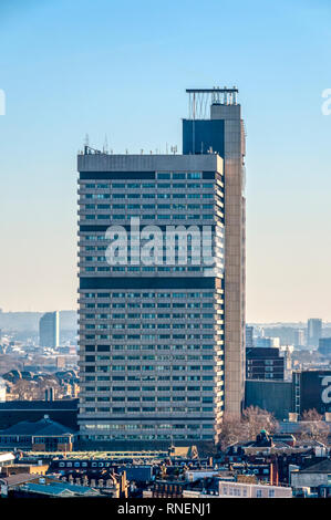 Una vista in elevazione della torre di Guy's Hospital di Londra. Foto Stock