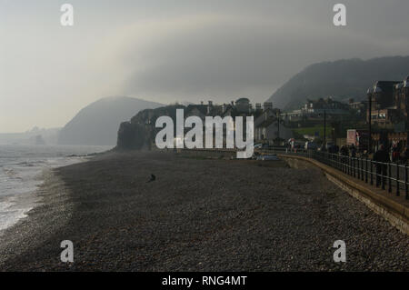 Jurassic Coast, Sidmouth, Devon Foto Stock