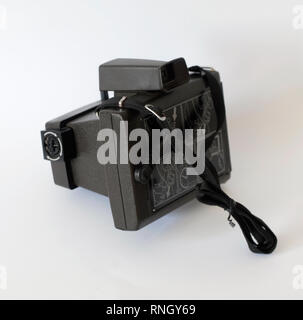 Analogico Vintage Polaroid fotocamera istantanea EE33. Originale, 70's. Realizzato nel Regno Unito Foto Stock