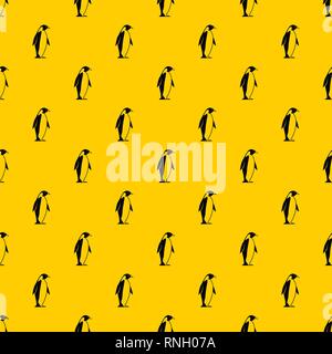 Pinguino reale vettore di pattern Illustrazione Vettoriale