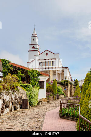 Monserrate Santuario, Bogotà, Distretto Capitale, Colombia Foto Stock