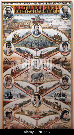 Circus World Museum Baraboo Wisconsin Foto Stock