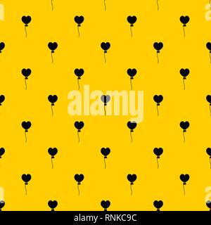 Il palloncino a forma di cuore vettore di pattern Illustrazione Vettoriale
